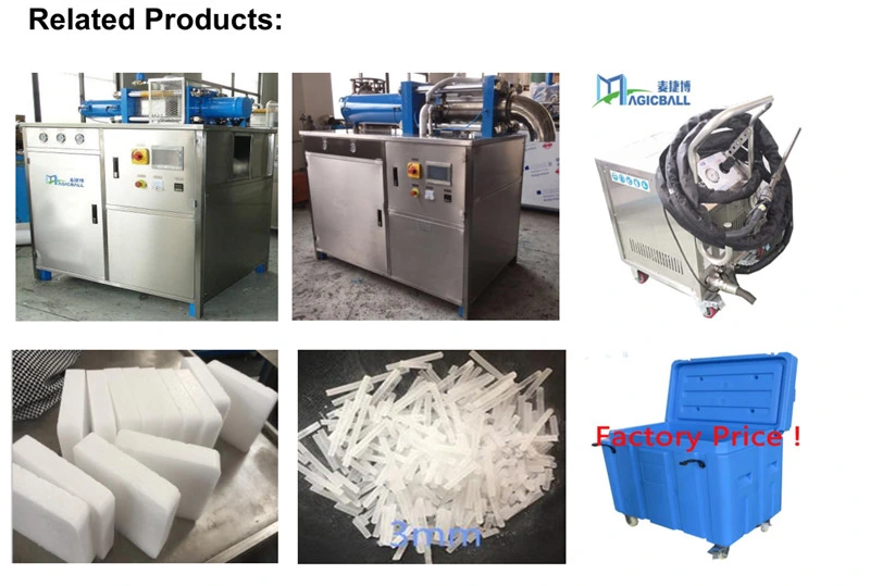 Mobile Dry Ice Blast Cleaning Equipment and Production Products Hub Solutions