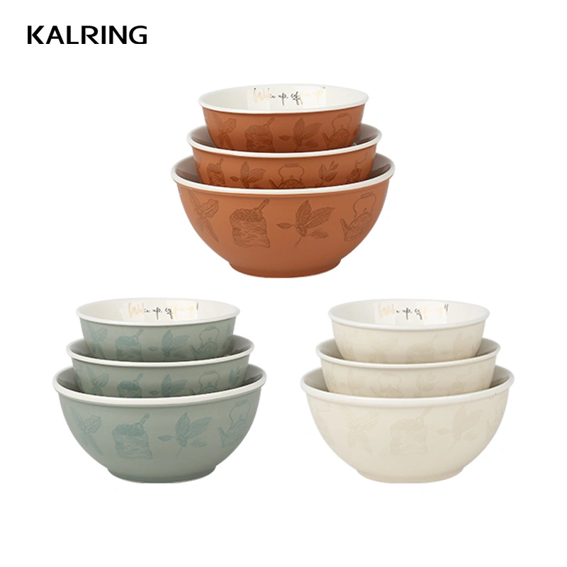 Ceramic Bowl and Color Glaze and Best Selling Product for Supermarket