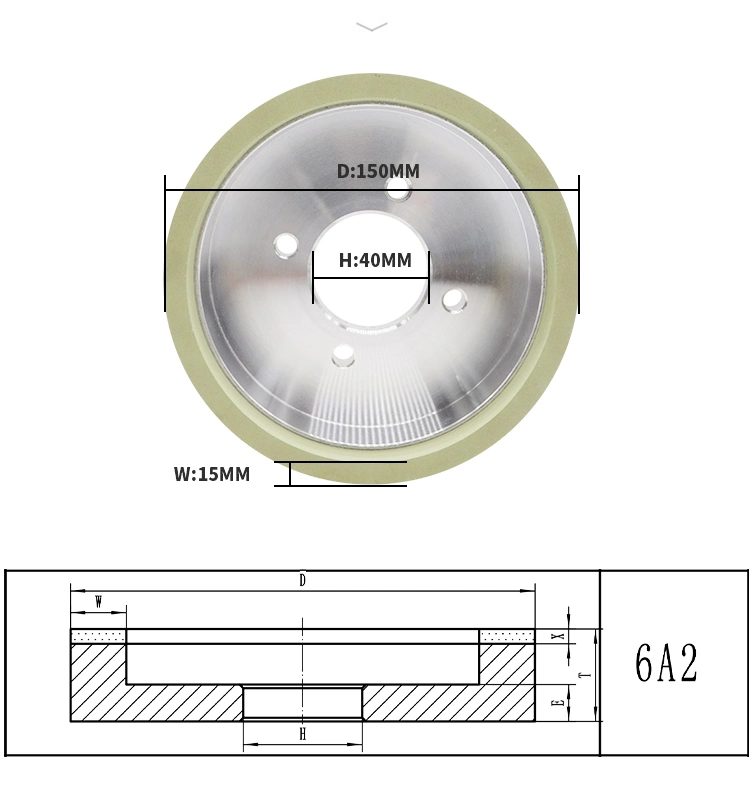 Vitrified Diamond Grinding Wheels for Grinding PCD Cutting Tool