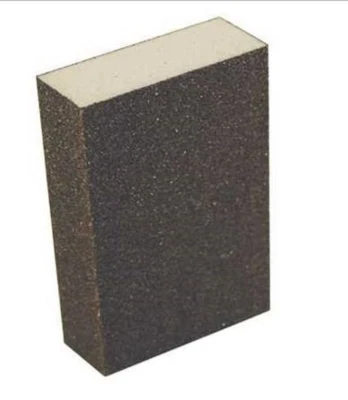 High Density 100X70X25mm Aluminium Oxide Abrasive Sanding Sponge Hand Sanding